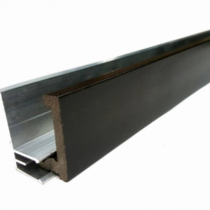 Стартовый (финишный) ДПК профиль + алюминий