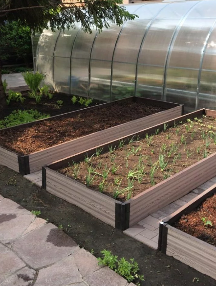 Теплые грядки из ДПК Cредние 225х30мм.Holzhof